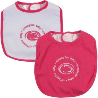 Penn State Nittany Lions 2 Pack Bibs   White/Pink