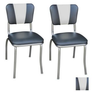 Richardson Seating 50s Retro Chrome Stackable Dining Chair