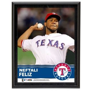 Neftali Feliz Texas Rangers Sublimated 10.5 x 13 Plaque