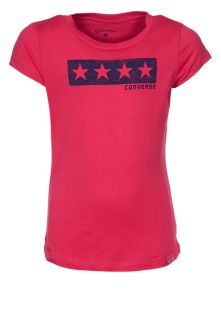 Converse   Print T shirt   pink