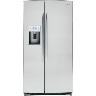 GE Profile 25.6 cu ft Side by Side Refrigerator (Stainless Steel) ENERGY STAR