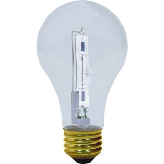 GE 72 Watt A19 Medium Base Color Enhancing Dimmable for Outdoor Use Halogen Light Bulb
