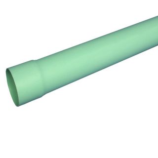 Charlotte Pipe 4 in x 10 ft Solid PVC Sewer Drain Pipe
