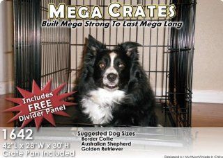 NEW 42 INCH FOLDING DOG CRATE W/DIVIDER $69.99 Kitchen & Dining