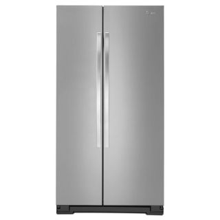 Whirlpool 21.7 cu ft Side by Side Refrigerator (Monochromatic Stainless Steel) ENERGY STAR