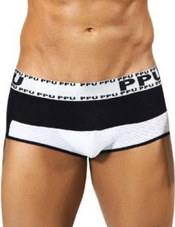 PPU Boxer Brief Black/White at  Mens Clothing store Briefs Underwear