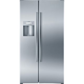 Bosch 500 Series 21.7 cu ft Side by Side Counter Depth Refrigerator with Single Ice Maker (Stainless) ENERGY STAR