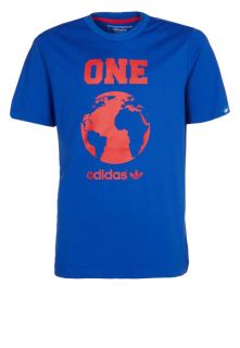 adidas Originals   Print T shirt   blue