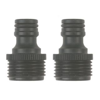 Gilmour Two Poly Male Hose End Quick Connectors