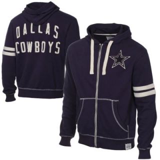 Dallas Cowboys Token Full Zip Hoodie   Navy Blue