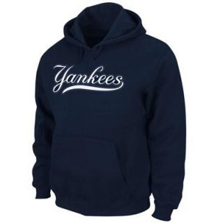 Majestic New York Yankees .300 Hitter Pullover Hoodie   Navy Blue