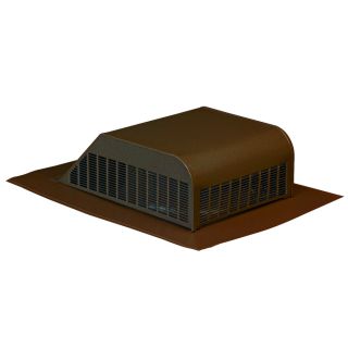 AIR VENT INC. Brown Aluminum Roof Vent (Fits Opening 8 in; Actual 3.625 in x 15 in x 16 in)