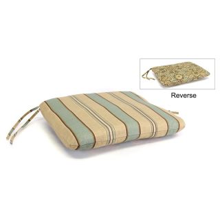 Mineral and Crest Wood Stripe Spa Patio Chair Cushion