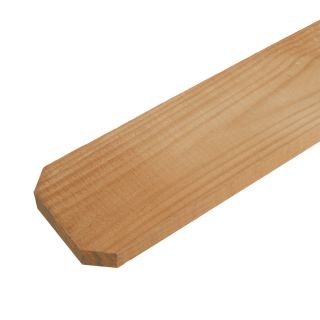 Western Red Cedar Dog Ear Wood Fence Picket (Common 1 In x 4 In x 96 in; Actual 0.5625 in x 3.875 in x 96 in)