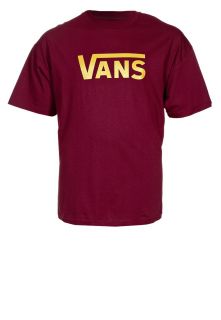 Vans   VANS CLASSIC   Print T shirt   red