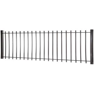 Merchants Metals Black Galvanized Steel Fence Panel (Common 36 in x 96 in; Actual 34 in x 94 in)