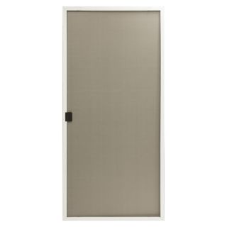 ReliaBilt White Aluminum Screen Door (Common .5 in x 1.25 in; Actual 77.562 in x 58.625 in)