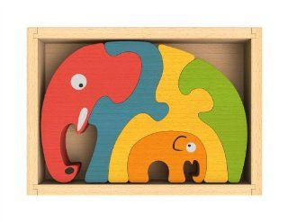 BeginAgain Elephant Family Puzzle Toys & Games