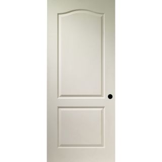 ReliaBilt 2 Panel Arch Top Hollow Core Textured Molded Composite Left Hand Interior Single Prehung Door (Common 80 in x 36 in; Actual 80 in x 36 in)
