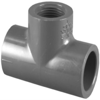 Charlotte Pipe 3/4 In Dia Degree Pvc Sch 80 Tee
