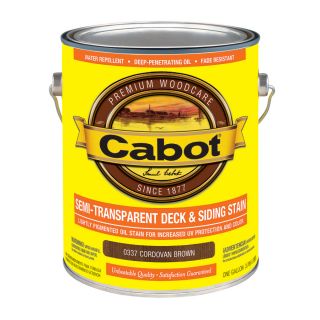 Cabot 1 Gallon Semi Transparent Exterior Stain