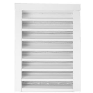 CMI White Steel Gable Vent (Fits Opening 14.25 in x 18.25 in; Actual 14 in x 18 in)