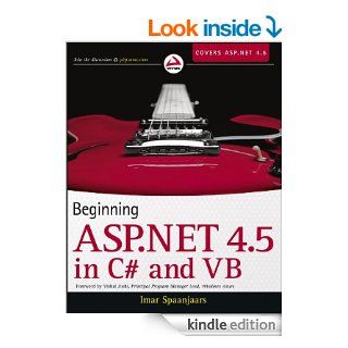 Beginning ASP.NET 4.5 in C# and VB eBook Imar Spaanjaars Kindle Store