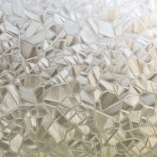 Brewster Wallcovering 17.75 in W x 157.5 in L Crackled Glass Privacy/Decorative Window Film