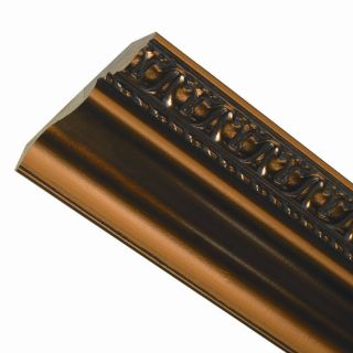 ACP Grand Baroque Metallic Wood Fasade 8 ft Crown Moulding Oil Rubbed Bronze