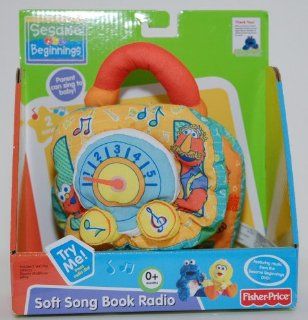 Sesame Beginnings Soft Song Book Radio Toys & Games