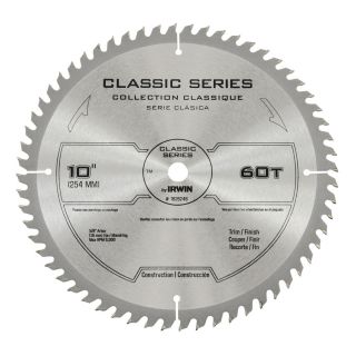 IRWIN Classic 10 in 60 Tooth Circular Saw Blade
