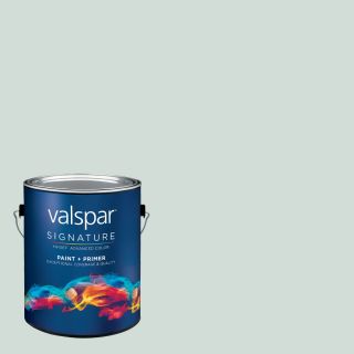 Creative Ideas for Color by Valspar 128 fl oz Interior Semi Gloss Sea Salt Blue Latex Base Paint and Primer in One with Mildew Resistant Finish