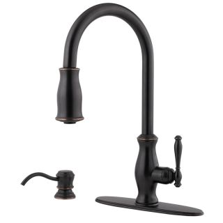 Pfister Hanover Tuscan Bronze 1 Handle Pull Down Kitchen Faucet