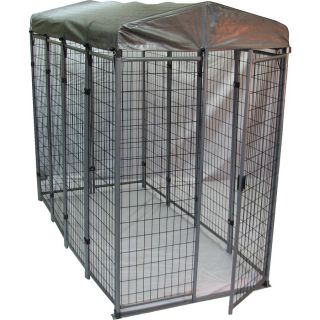 Options Plus 8 ft x 4 ft x 6 ft Outdoor Dog Kennel Box Kit