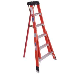 Werner 6 ft Fiberglass 300 lb Type IA Tripod Ladder