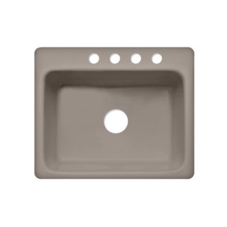 CorStone Foster Single Basin Drop in Acrylic Kitchen Sink