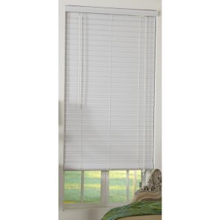 Style Selections 38 in W x 72 in L White Vinyl Horizontal Blinds
