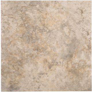 Style Selections Capri Natural/Glazed Thru Body Porcelain Floor Tile (Common 18 in x 18 in; Actual 17.72 in x 17.72 in)