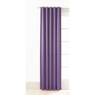 Style Selections Adrian 84 in L Kids Purple Back Tab Curtain Panel
