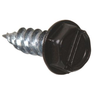 The Hillman Group 376 Count #7 x 0.5 in Black Self Drilling Interior/Exterior Sheet Metal Screws