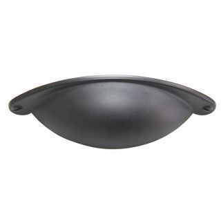 Style Selections 64mm Center to Center Matte Black Arched Cabinet Pull