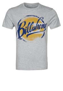 Billabong   ROUNDER   Print T shirt   grey