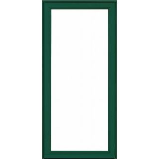 Pella Select 36 in x 81 in Hartford Green Full View Safety Storm Door Frame