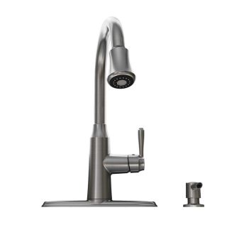 American Standard Soltura Stainless Stee1 Handle Pull Down Kitchen Faucet