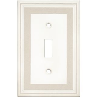 Somerset Collection Color Signatures 1 Gang Gray Standard Toggle Cast Stone Wall Plate