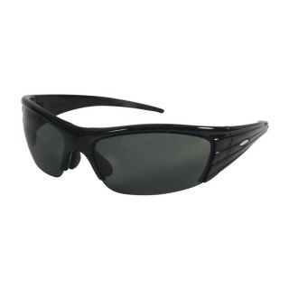 3M Black Frame with Gray Lens Plastic Safety Glasses