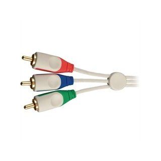Rca 11 Ft Flat Component Video Cable Compact Connector Hides Easily Behind Flat Panel Tvs Electronics