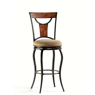 Hillsdale Furniture Pacifico Black 26 in Counter Stool
