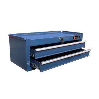 Excel 9.6 in x 26.5 in 2 Drawer Ball Bearing Steel Tool Chest (Blue)