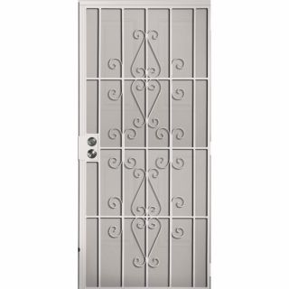 Gatehouse Achilles White Steel Security Door (Common 81 in x 36 in; Actual 82 in x 39 in)